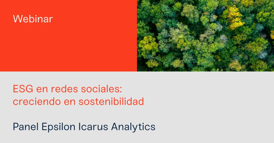 Panel Epsilon Icarus Analytics Top- 71 Marcas ESG en redes sociales