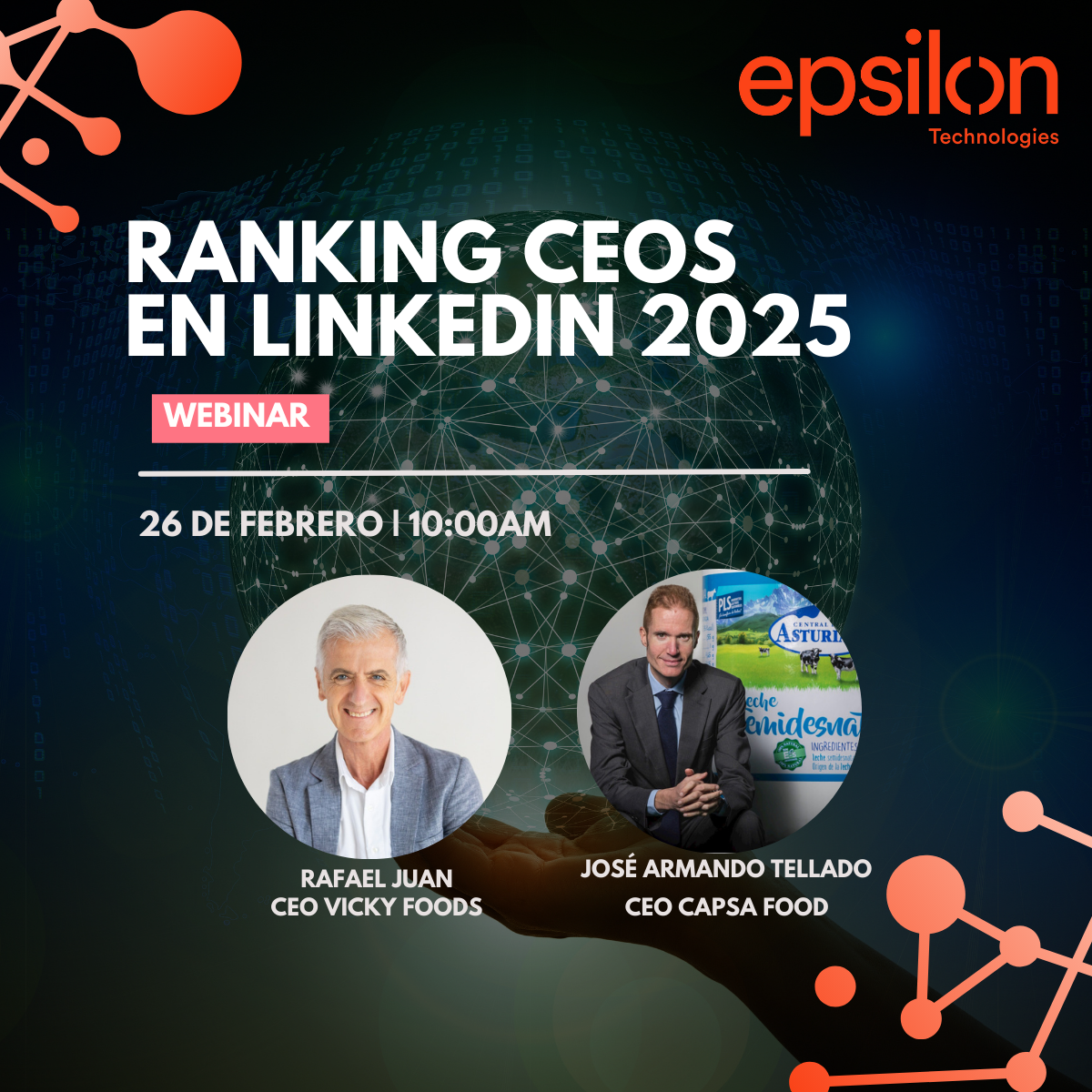 Ranking CEOs en LinkedIN 2025